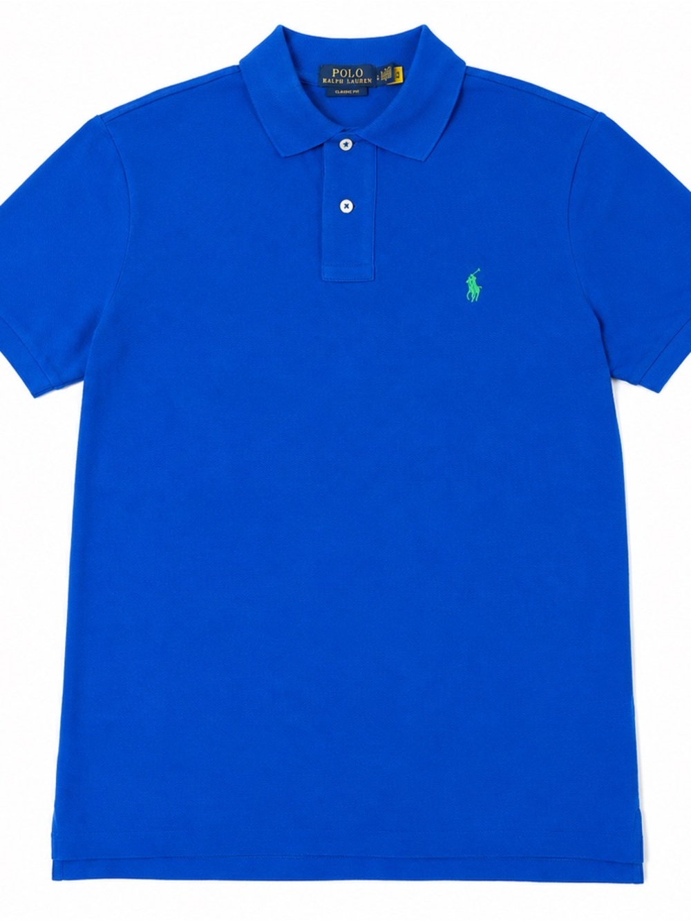 Polo by Ralph Lauren Royal Blue Polo with Neon Green Pony